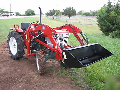 Zennoh YM2210D 27HP diesel 4X4 tractor w/ loader