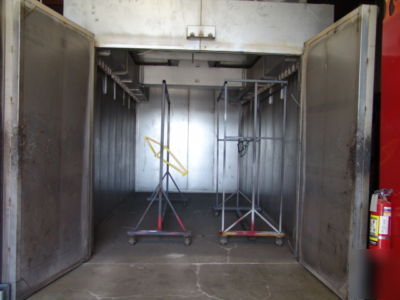  rapid powdercoating oven 8FT x 8FT x 20FT powdercoat