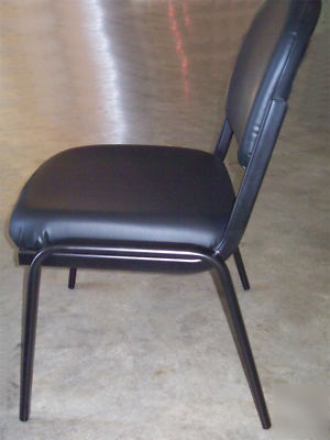 Work smart visitor chair EX31 black vinyl