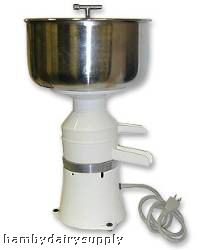 Electric home cream separator--60 liter/hour capacity 