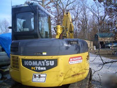 2007 komatsu PC78 mini excavator with only 1442 hours