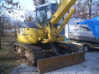 2007 komatsu PC78 mini excavator with only 1442 hours