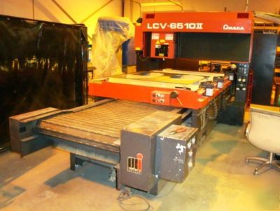 Amada altair 6510-ii 2000 watt cnc laser cutting system