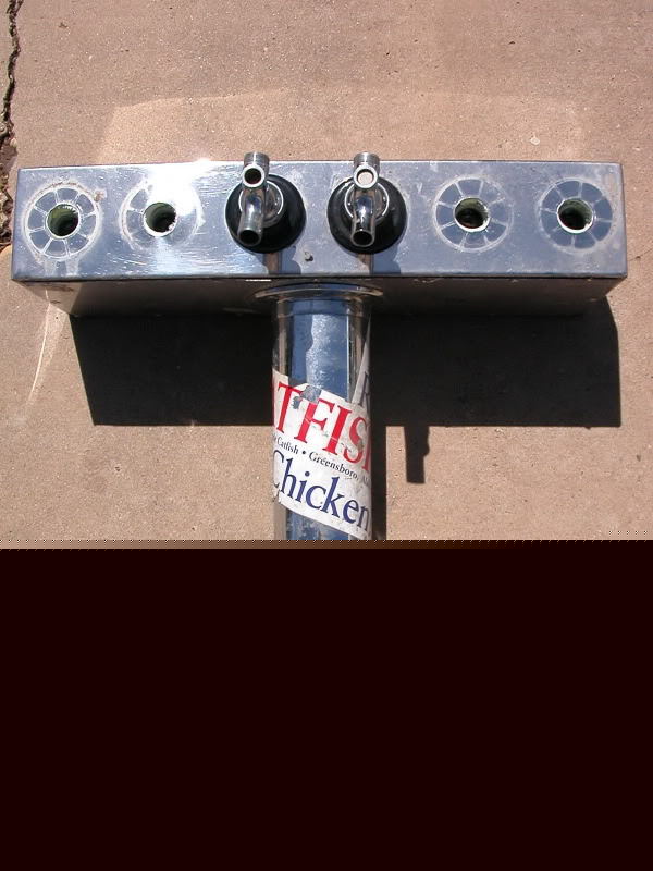 Draft t tower 6 faucet stainless