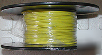 500 feet pvf teflon type hookup wire mil yel #22