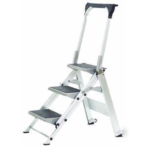 Aluminum stepladder, 3 step type 1A