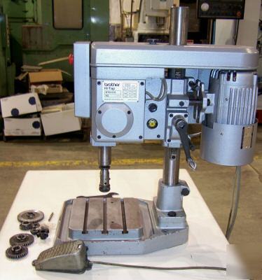 Brother model BT61-511 gear fed tapping machine 