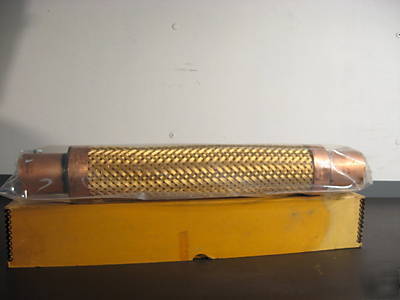 Copper flexible flex pipe tube hose 2 1/8 inch bellows
