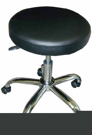 Dentist dental doctor dr exam chair stool vinyl round