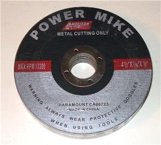 Metal cut off wheel 4-1/2