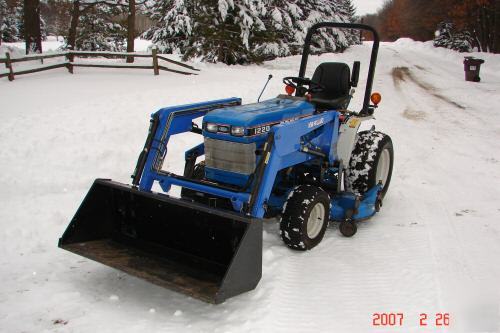 New ford holland 1220 loader, mid-mower 