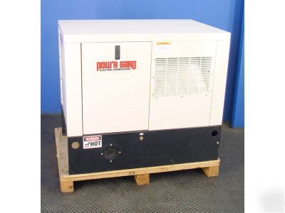 New pow'r gard AE12 mobile lp natural gas generator