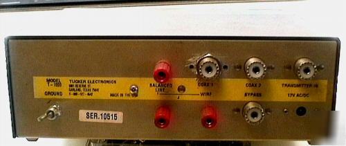 Tucker t-1000 antenna tuner & swr bridge w/dummy load