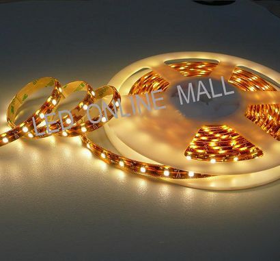 5M SMD3528 warm white led 300P bright flexible strip