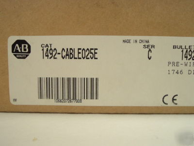 Allen bradley slc 500 1492-CABLE025E for 1746, 