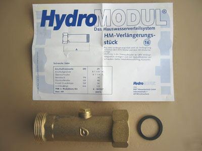 Bwt benckiser hm verlÃ¤ngerungsstÃ¼ck DN25 hydromodul ovp