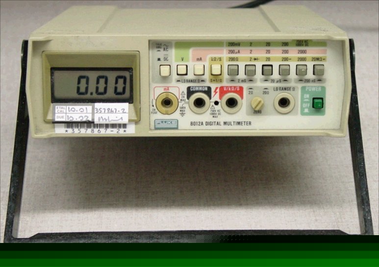 Fluke 8012A digital multimeter