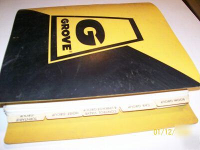 Grove RT865 crane parts manual cummins 11/1981