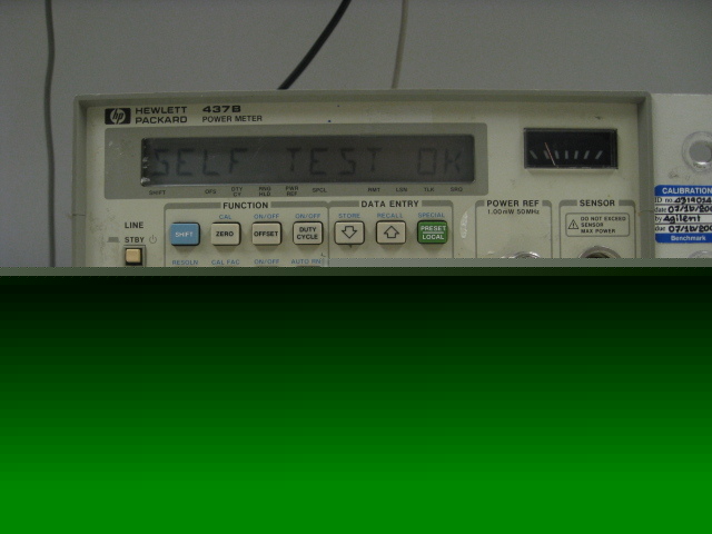 Hp 437B rf bench power meter opt 002