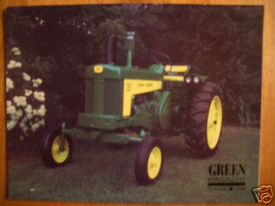 John deere model d (23-27) tractor green magazine