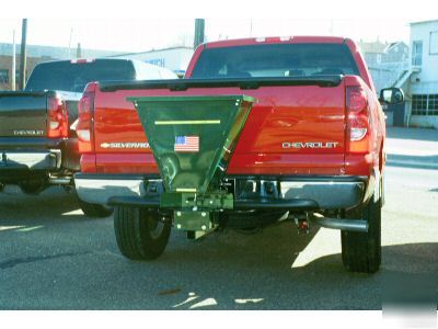 Motorized grass seed, & salt spreader