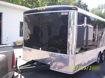 New 2009 8.5X18 haulin enclosed car/landscape trailer