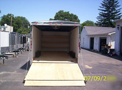 New 2009 8.5X18 haulin enclosed car/landscape trailer