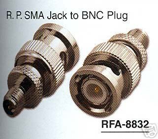 New reverse polarity sma female to bnc male adapter 