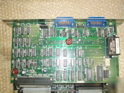 Okuma opus 5000 puncher card E4809-045-038-c