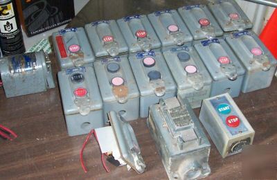 Square d/allen bradley control station lot