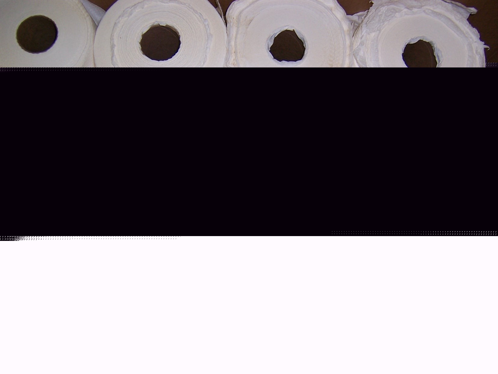 Ugly momma 350' white hardwound roll towels 