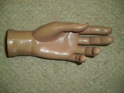 Vintage mannequin hand (left) ,shop,display or project