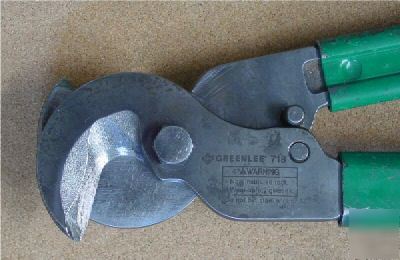 Greenlee cable cutters model 718 length = 18