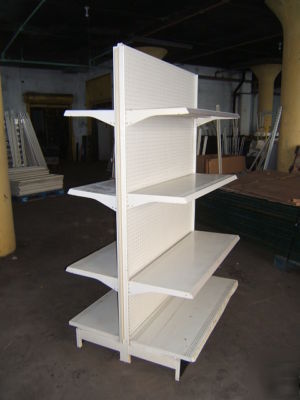 20 ft aisle gondola retail store shelving