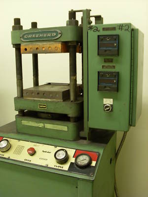 30T greenerd cpa-30 molding press 1980? hydrolair mold