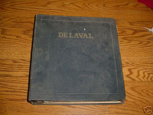 De laval dealers salesman book 1950's-brochures-more