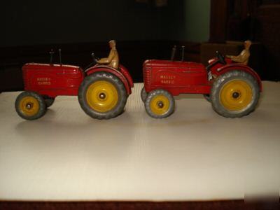 Dinky toy massey harris tractors