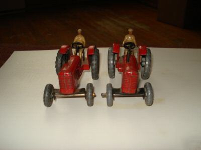 Dinky toy massey harris tractors