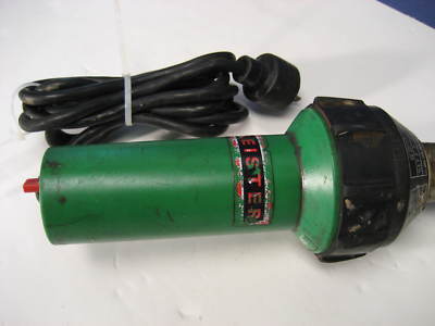 Leister triac s 120V hot air welder gun hand held w/tip