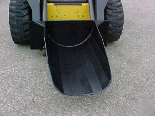 Tree spade skid steer loader case deere cat trencher