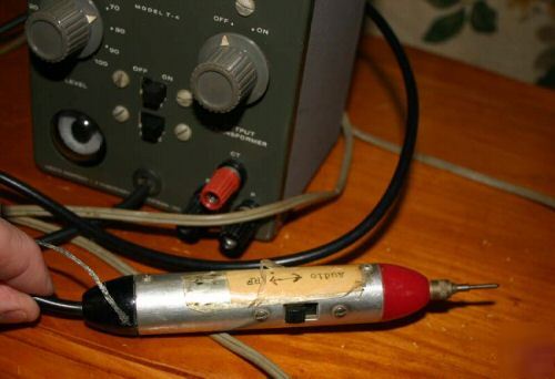 Vintage heathkit signal tracer model t-4 with manual 