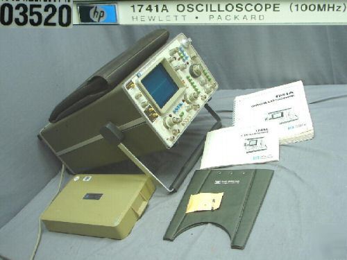 Hp 1741A 100MHZ, 2-channel, analog oscilloscope