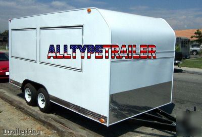 2010 20' enclosed catering vendor concession trailer