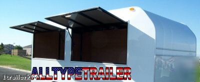 2010 20' enclosed catering vendor concession trailer