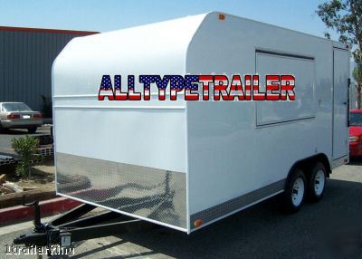 2010 20' enclosed catering vendor concession trailer