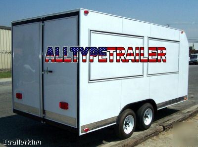 2010 20' enclosed catering vendor concession trailer