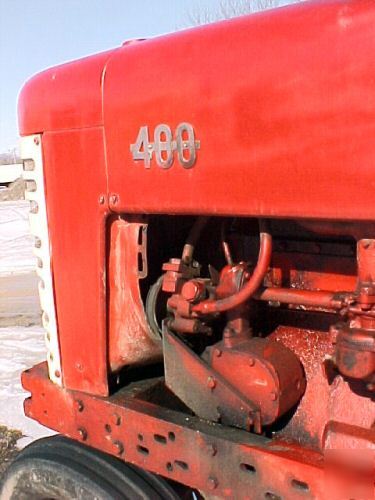 Antique tractor,farmall 400 ,torque,,power steering.