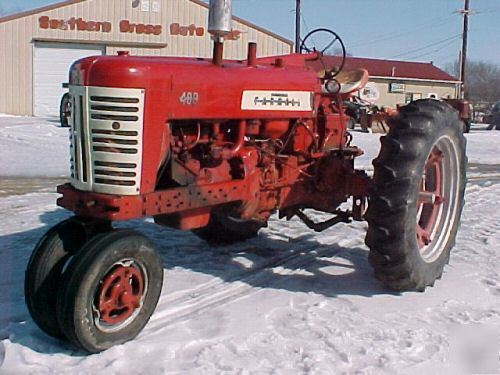 Antique tractor,farmall 400 ,torque,,power steering.