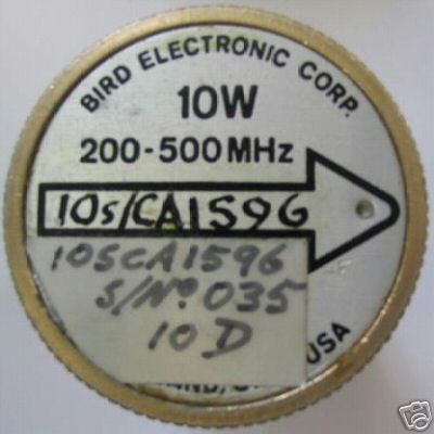 Bird element 10W 200-500MHZ