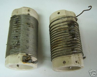 Lot two ham radio parts - coils - part of big lot today